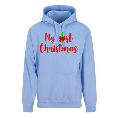 My 1st Christmas Unisex Surf Hoodie