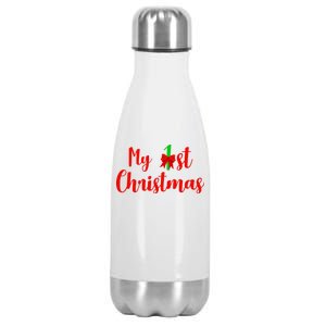 My 1st Christmas Stainless Steel Insulated Water Bottle