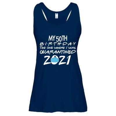 My 50th Birthday Quarantined 2021 Ladies Essential Flowy Tank