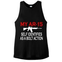 My AR-15 Self Identifies As A Bolt Action Ladies PosiCharge Tri-Blend Wicking Tank