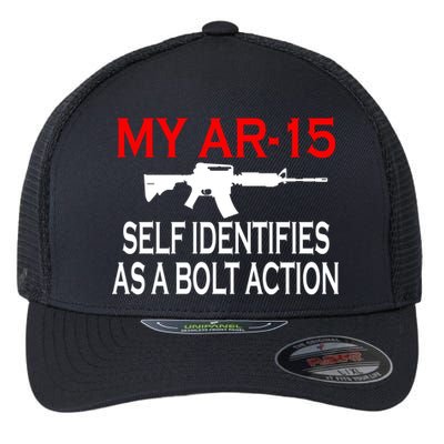 My AR-15 Self Identifies As A Bolt Action Flexfit Unipanel Trucker Cap