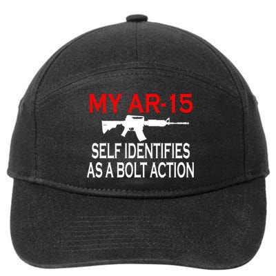 My AR-15 Self Identifies As A Bolt Action 7-Panel Snapback Hat