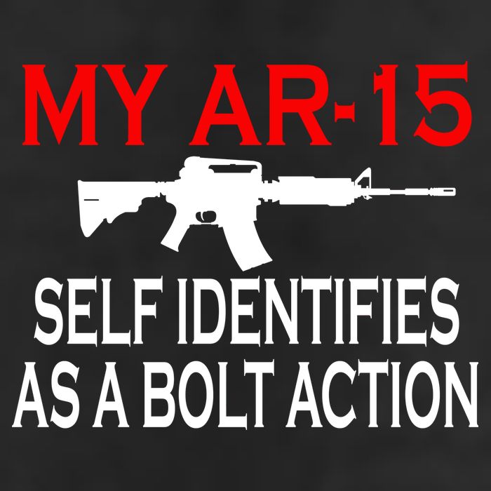 My AR-15 Self Identifies As A Bolt Action 12oz Stainless Steel Coffee Mug