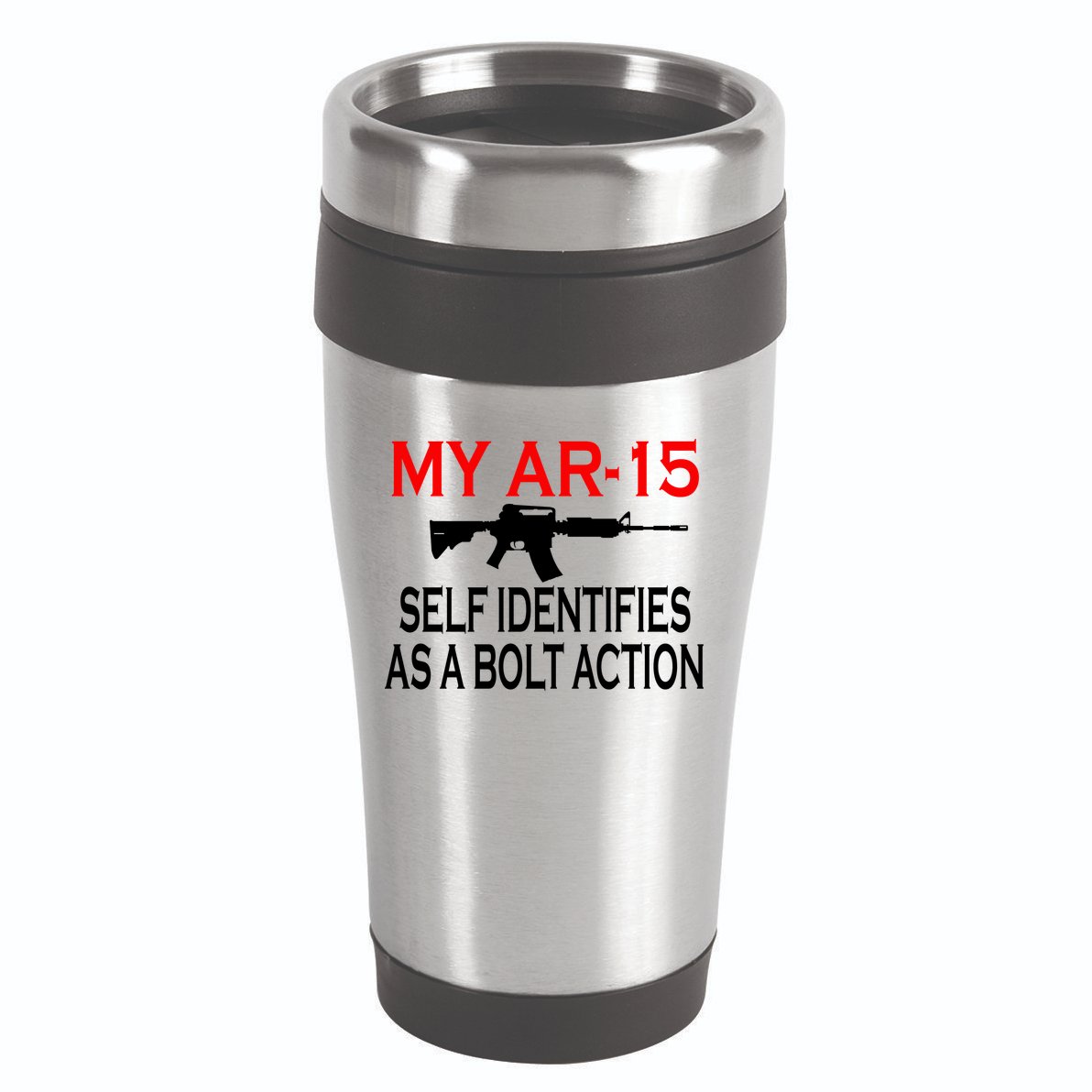 My AR-15 Self Identifies As A Bolt Action 16oz Travel Tumbler