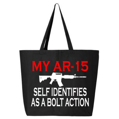 My AR-15 Self Identifies As A Bolt Action 25L Jumbo Tote