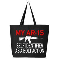 My AR-15 Self Identifies As A Bolt Action 25L Jumbo Tote