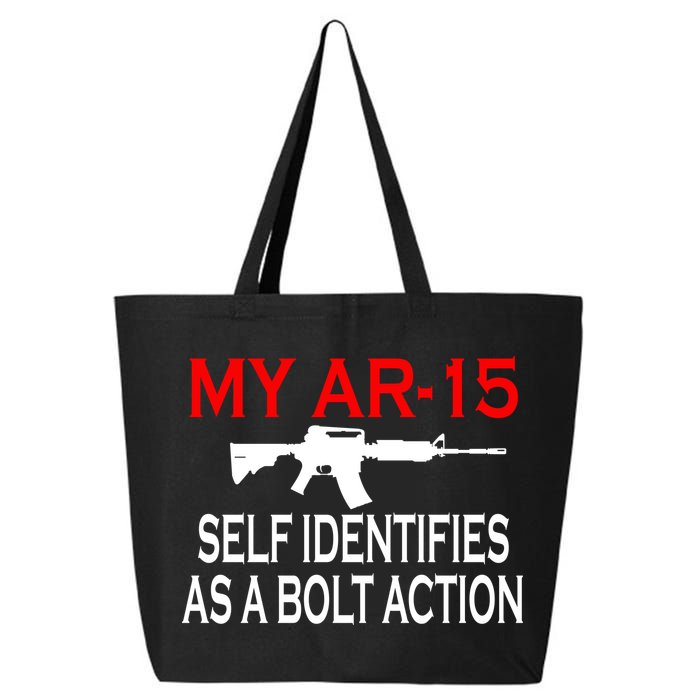 My AR-15 Self Identifies As A Bolt Action 25L Jumbo Tote