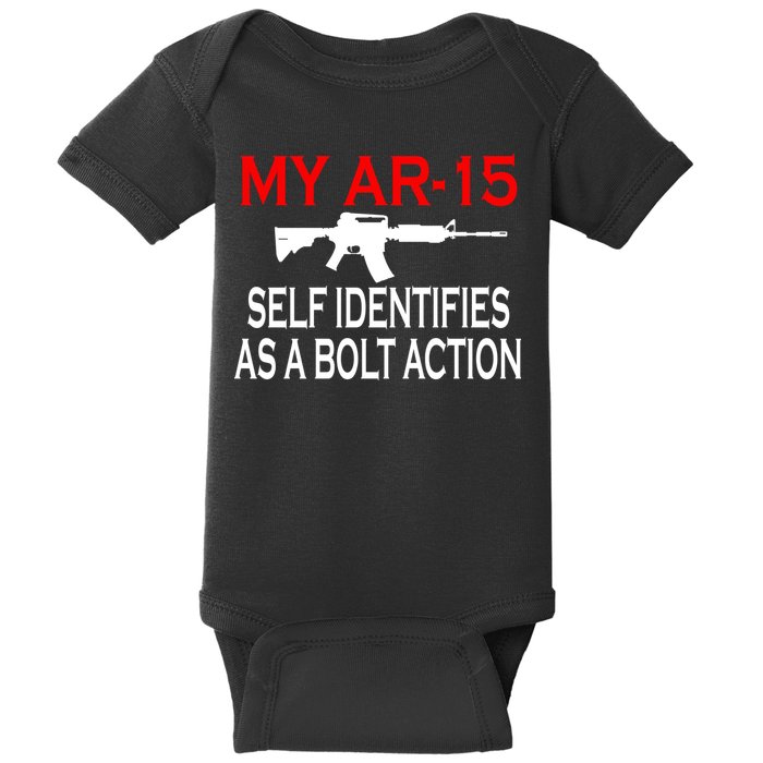 My AR-15 Self Identifies As A Bolt Action Baby Bodysuit