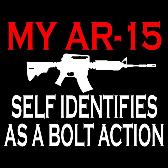 My AR-15 Self Identifies As A Bolt Action Baby Bodysuit
