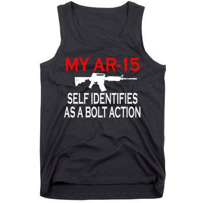 My AR-15 Self Identifies As A Bolt Action Tank Top