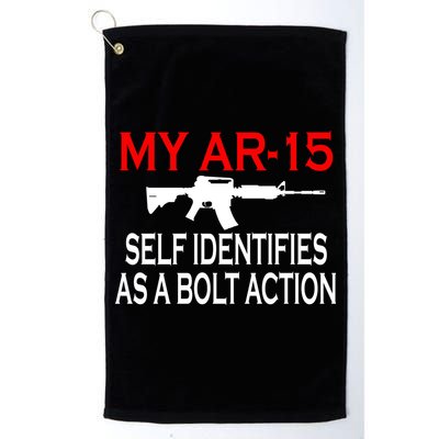 My AR-15 Self Identifies As A Bolt Action Golf Towel