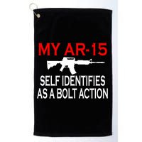 My AR-15 Self Identifies As A Bolt Action Golf Towel