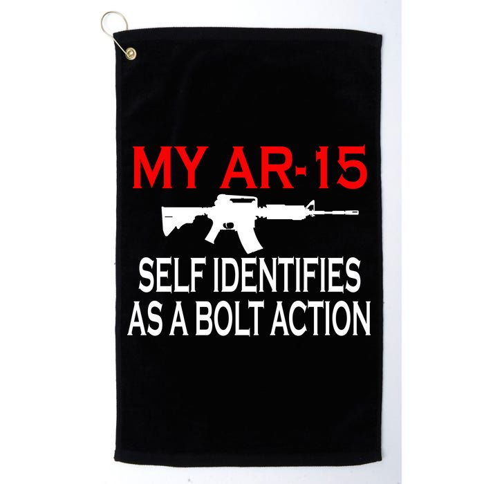 My AR-15 Self Identifies As A Bolt Action Golf Towel