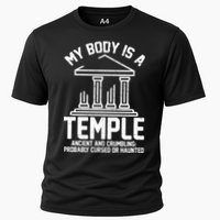 My Body Is A Temple Ancient Crumbling Probably Cursed Haunted Performance Shirt