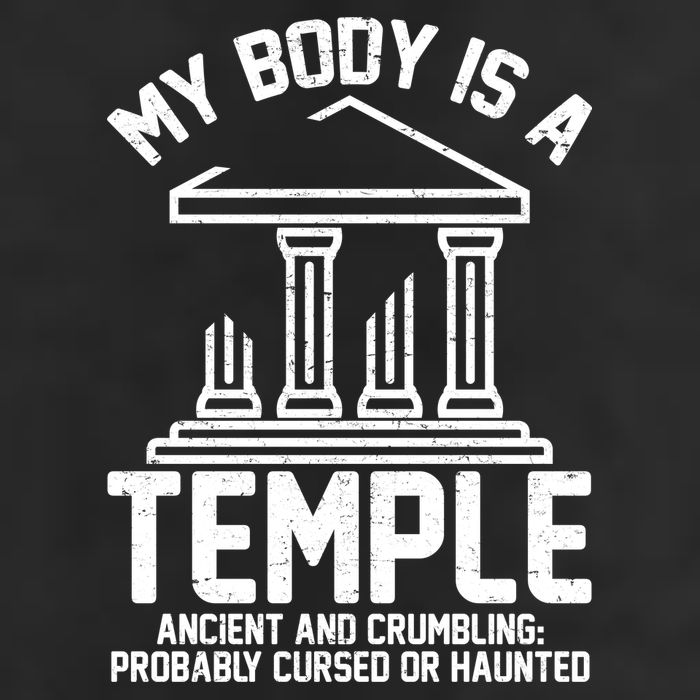 My Body Is A Temple Ancient Crumbling Probably Cursed Haunted Trucker Hat