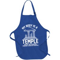 My Body Is A Temple Ancient Crumbling Probably Cursed Haunted Apron