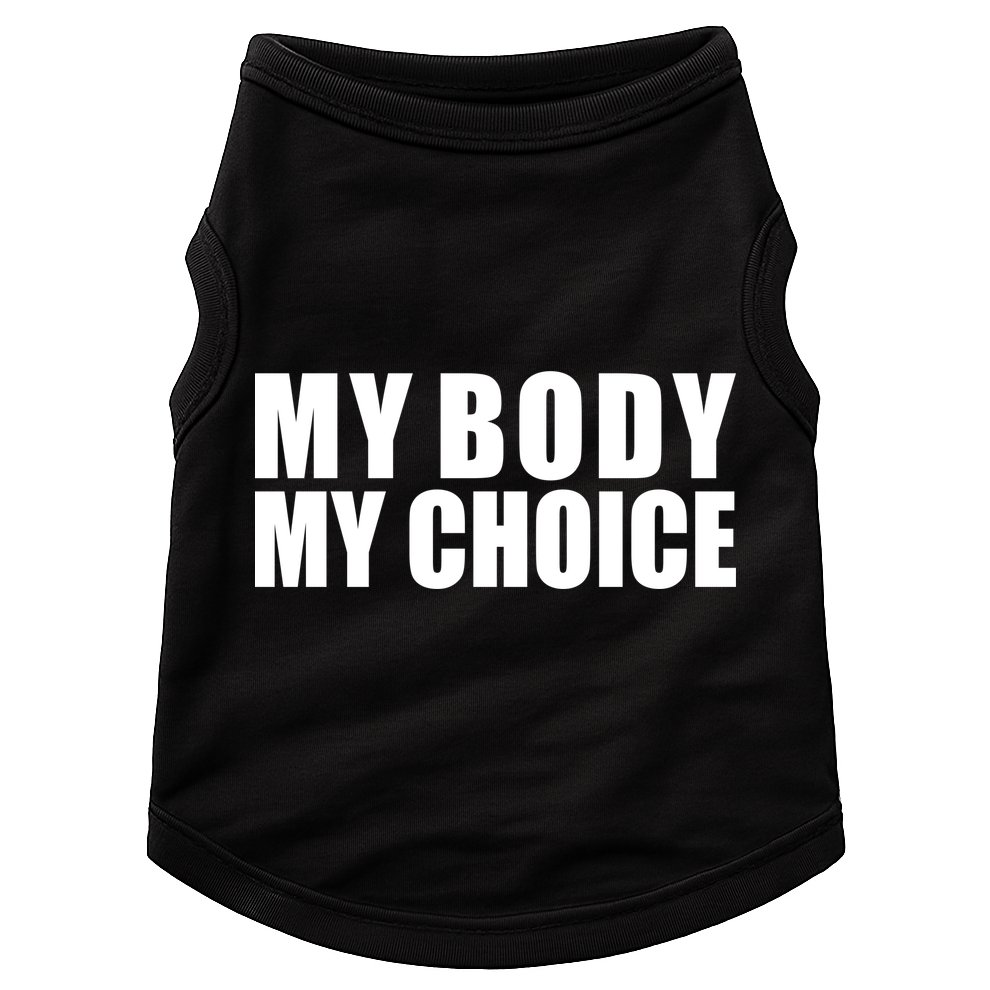 My Body My Choice Anti Donald Trump Doggie Tank