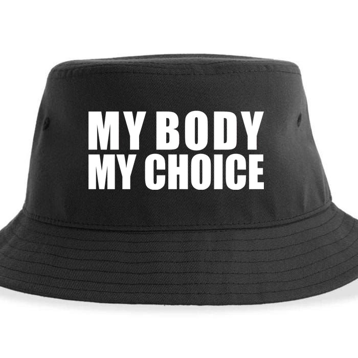 My Body My Choice Anti Donald Trump Sustainable Bucket Hat