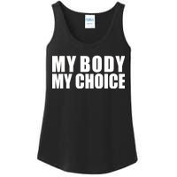 My Body My Choice Anti Donald Trump Ladies Essential Tank