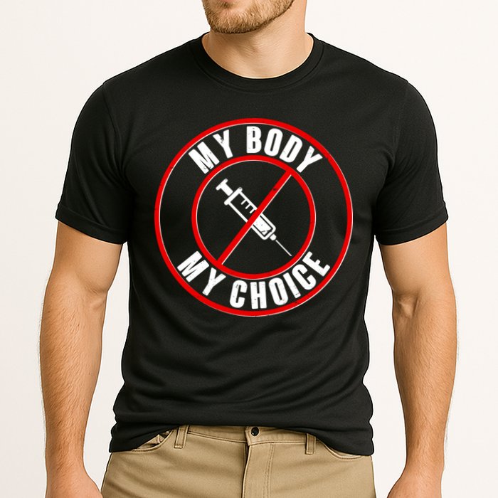 My Body My Choice Anti Vaccine Cooling Performance Crew T-Shirt