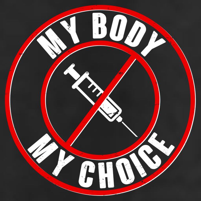 My Body My Choice Anti Vaccine Adult Drive Performance Visor