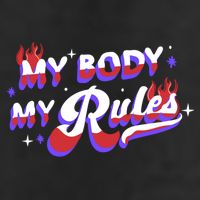 My Body My Rules 7 Panel Mesh Trucker Snapback Hat