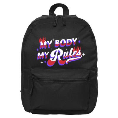 My Body My Rules 16 in Basic Backpack