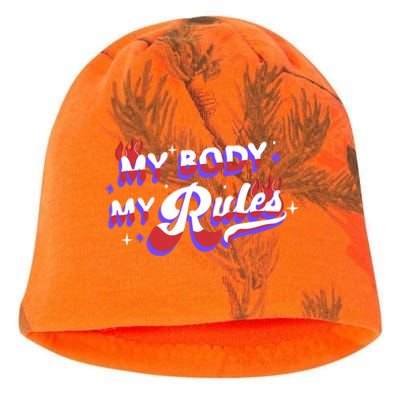 My Body My Rules Kati - Camo Knit Beanie