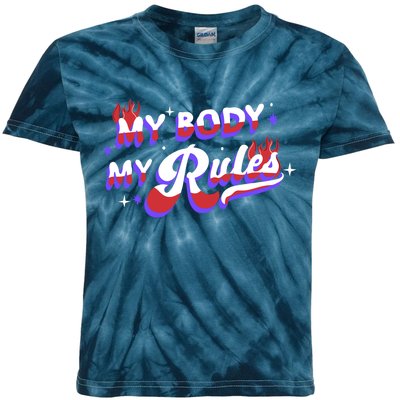 My Body My Rules Kids Tie-Dye T-Shirt