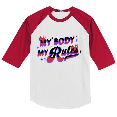 My Body My Rules Kids Colorblock Raglan Jersey