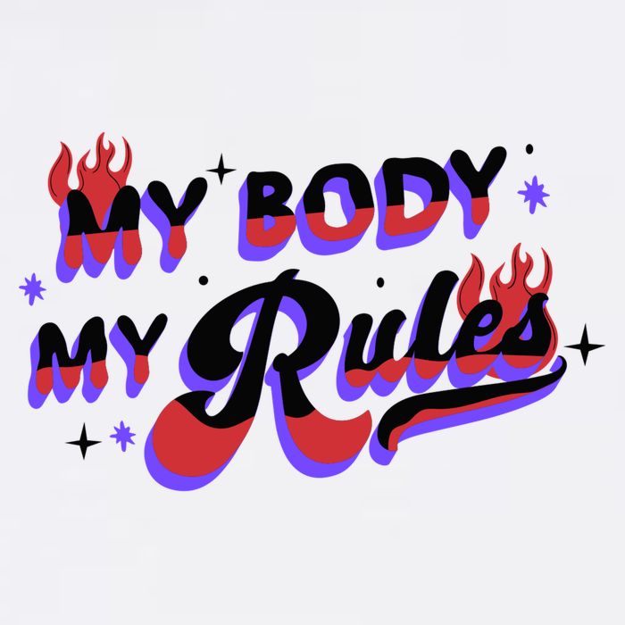 My Body My Rules Apron