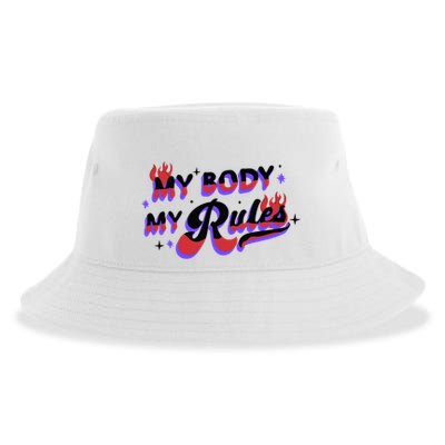 My Body My Rules Sustainable Bucket Hat