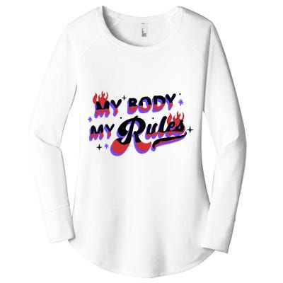 My Body My Rules Women's Perfect Tri Tunic Long Sleeve Shirt