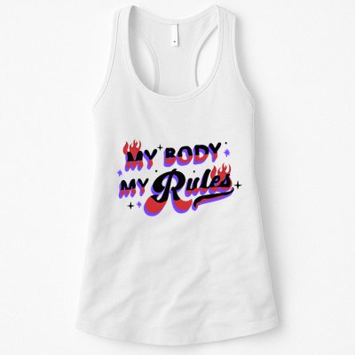 My Body My Rules Womens Tank Top