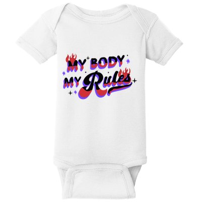My Body My Rules Baby Bodysuit