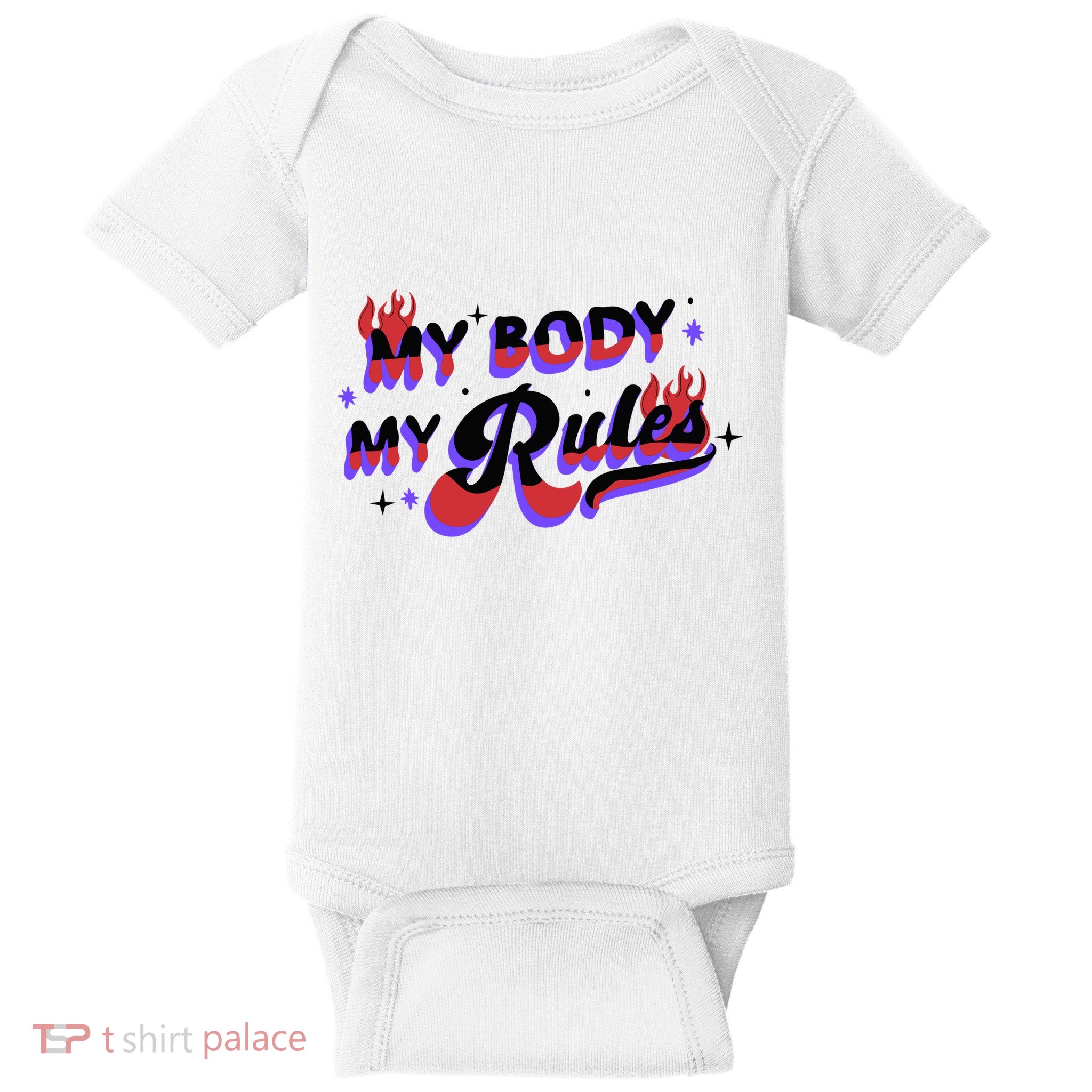 My Body My Rules Baby Bodysuit