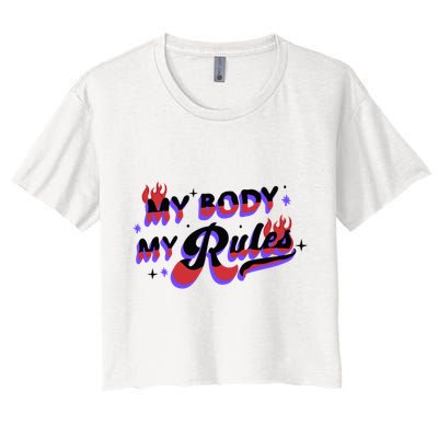 My Body My Rules Crop Top