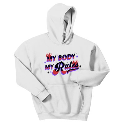 My Body My Rules Kids Hoodie