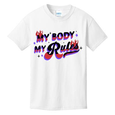 My Body My Rules Kids T-Shirt