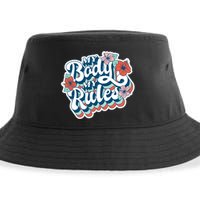 My Body My Rules Floral Sustainable Bucket Hat