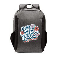 My Body My Rules Floral Vector Backpack