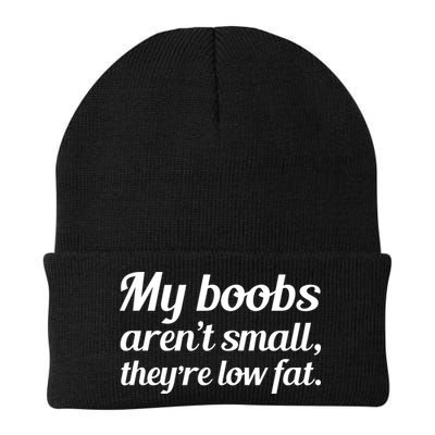 My Boobs Aren't Small They're Low Fat Beanie