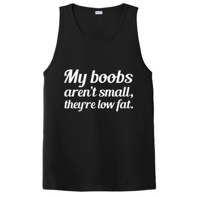 My Boobs Aren't Small They're Low Fat PosiCharge Competitor Tank