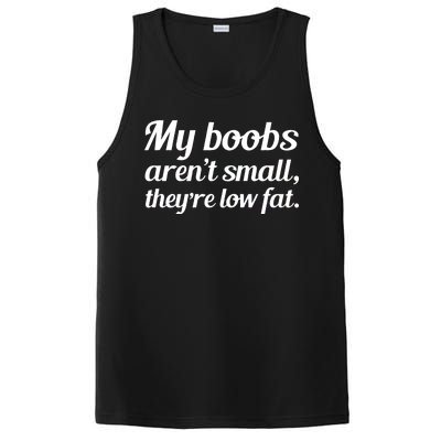 My Boobs Aren't Small They're Low Fat PosiCharge Competitor Tank