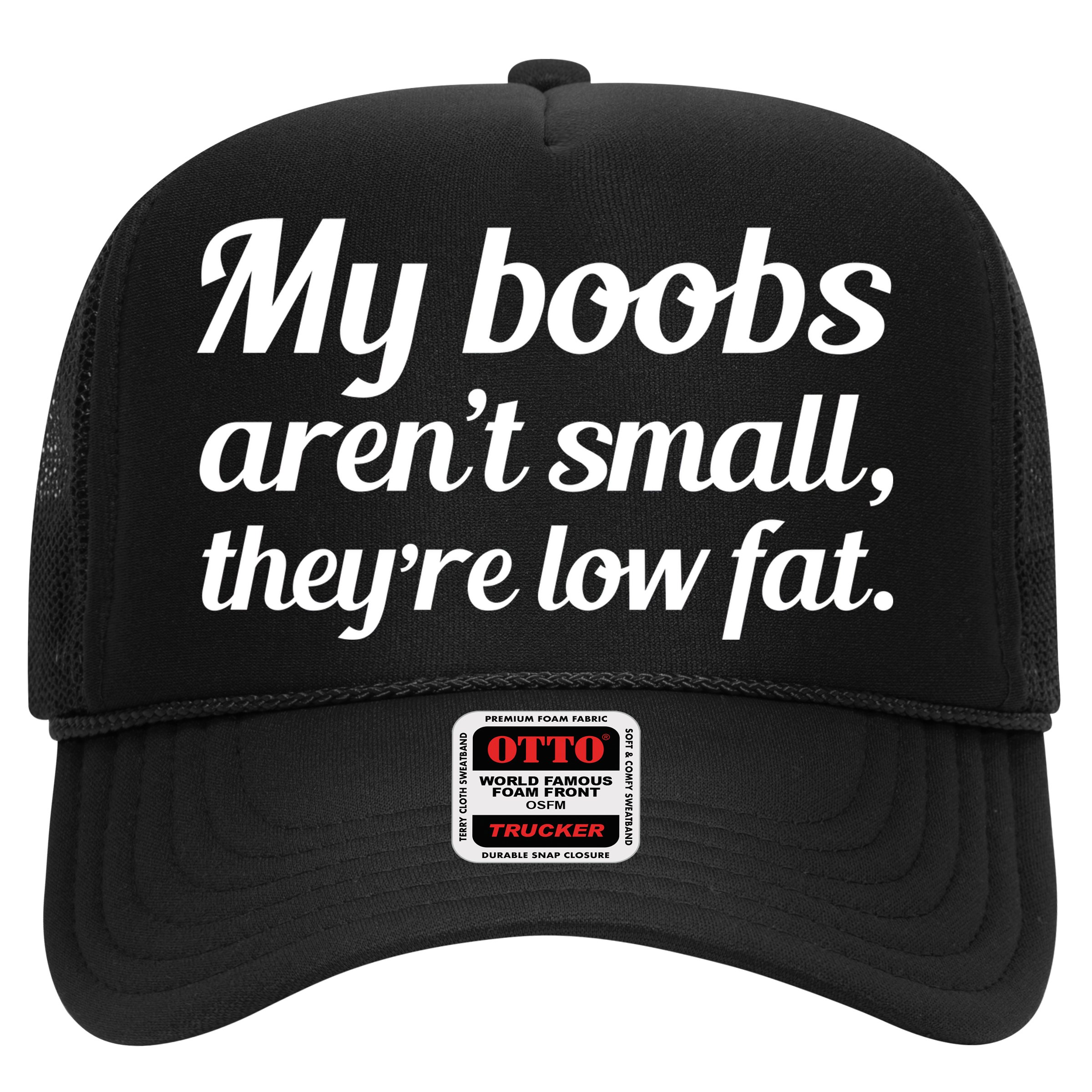 My Boobs Aren't Small They're Low Fat Hat
