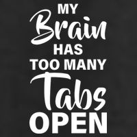 My brain has too many tabs open Cool Comfort Performance Bucket Hat