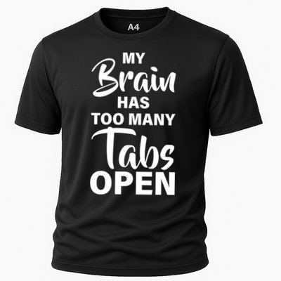 My brain has too many tabs open Performance Shirt