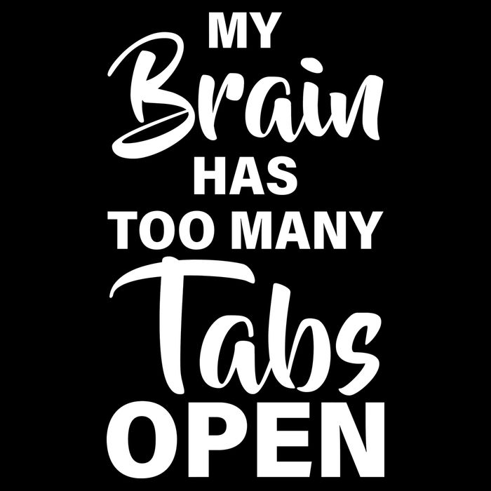 My brain has too many tabs open Impact Tech Backpack