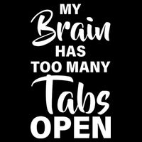 My brain has too many tabs open Baby Bodysuit