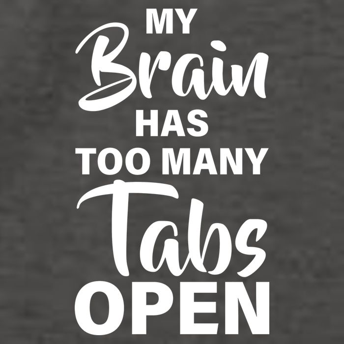 My brain has too many tabs open Vector Backpack